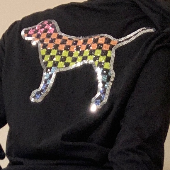PINK Victoria's Secret Tops - VS Pink Bling Hoodie